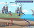 cross section through the earth showing hydrogen stored underground alongside carbon capture and storage